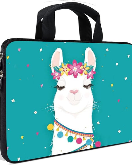 AMARY 11.6" 12" inch Laptop Handle Bag Neoprene Notebook Carrying Pouch Chromebook Sleeve Ultrabook Case Tablet Cover Fit Apple MacBook Air HP DELL Lenovo Asus Samsung (Alpaca)