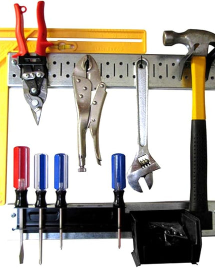 Wall Control Metal Pegboard Strip - Galvanized Pegboard