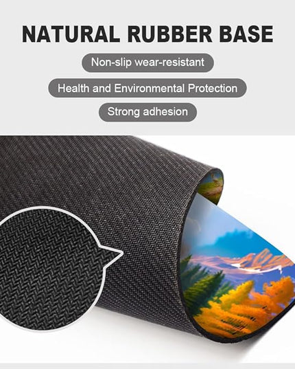 Train Square Mouse pad, Texture, Waterproof, Anti Slip Rubber Base, Computer Mouse pad, Laptop Mouse pad