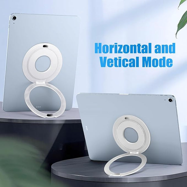 Universal Tablet Mount Holder Stand for iPad - 360 Rotating Desktop Tablet Magnetic Ring Holder Handle Grip Bracket Compatible for iPad Pro, Air, Mini, Galaxy, Fire, Kindle Accessories