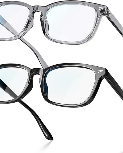 VISOONE Blue Light Blocking Glasses Square with Anti Computer Glare for Gaming Women and Men MONTANA