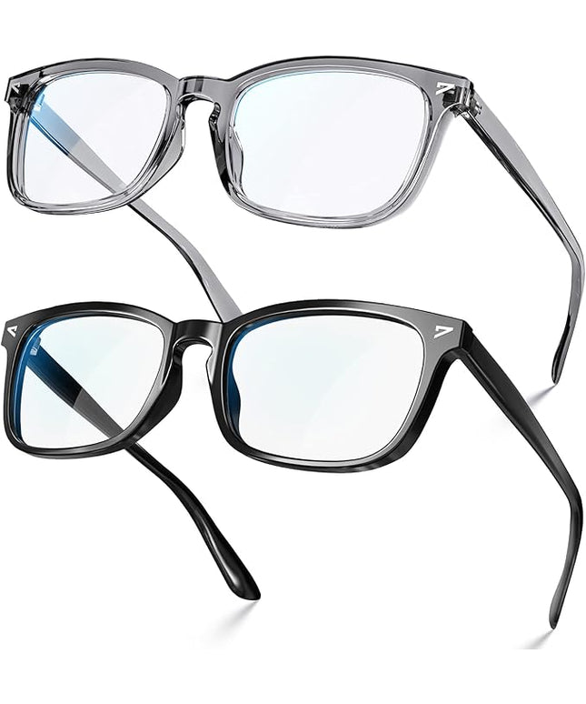 VISOONE Blue Light Blocking Glasses Square with Anti Computer Glare for Gaming Women and Men MONTANA