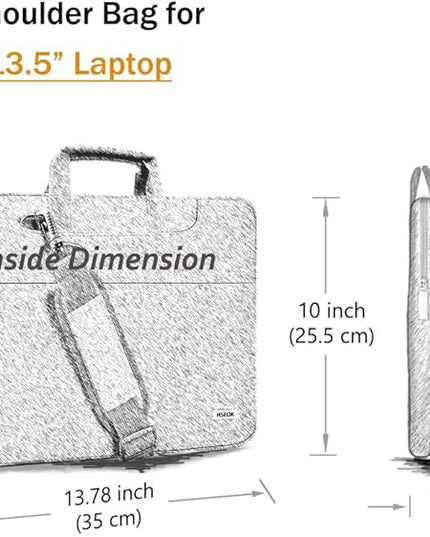 Laptop Shoulder Bag 13 13.3 14 Inch Case Compatible with MacBook Pro 14 2025-2021 M4/M3/M2/M1, Mac Air/pro 13-13.3 Inch and Most Popular 13-14 Notebooks,Spill-Resistant Briefcase,Morning Glory