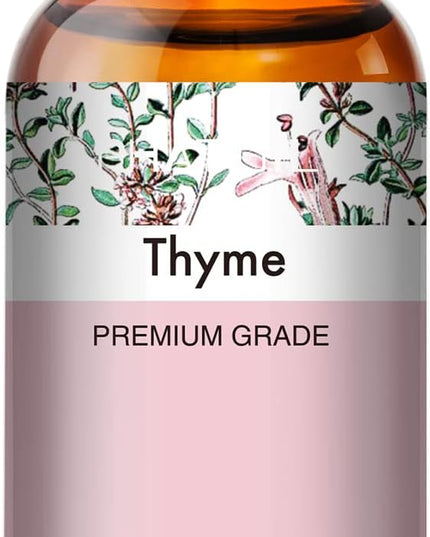 Thyme 3.38fl.oz Essential Oil, PHATOIL Aromatherapy Essential Oils for Diffuser, Humidifier, Perfect for DIY Soap, Candle, Bath Bombs Making(100ml)