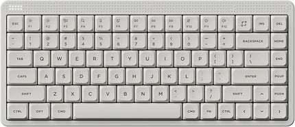 nuphy Node75 Wireless Mechanical Keyboard, 75% Hot Swappable Custom Low Profile Keyboard, 84 Keys Computer Gaming Keyboards, Supports Touch Gestures, PBT Keycaps, RGB Backlit, Bluetooth/2.4GHz/USB-C