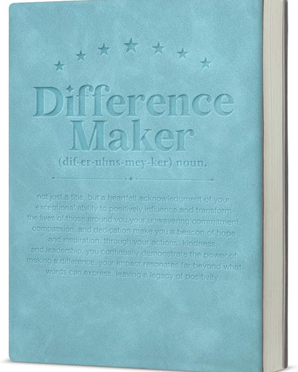 Difference Maker Notebook, Office Gifts for Coworkers Leader Boss Teacher, Employee Appreciation Journal Notebook Gift