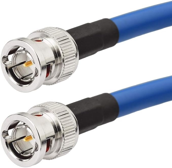 Superbat SDI Cable 75 Ohm BNC Cable 3G/6G/12G (Belden 1694A)，10FT/15FT/30FT/50FT/100FT/200FT,Supports HD-SDI/3G-SDI/4K/8K Video,Precision SDI Video Cord (1Pcs)