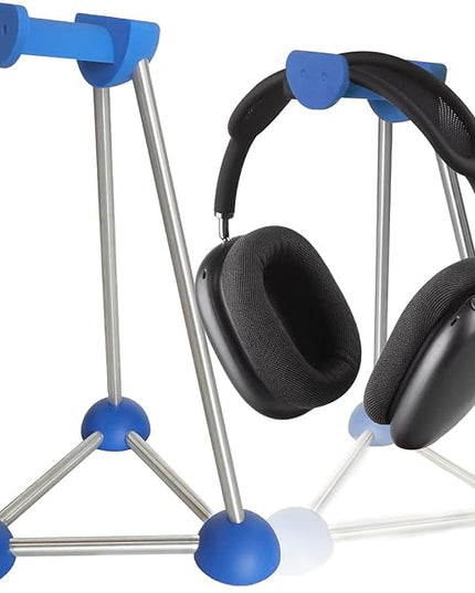 Headphone Stand, Desktop Headset Holder, Desk Earphone Stand, Gaming Headsets, for SteelSeries/Logitech/HyperX/Sony/Beats/Sennheiser/Anker/Xbox, and All Headphones.(Blue)