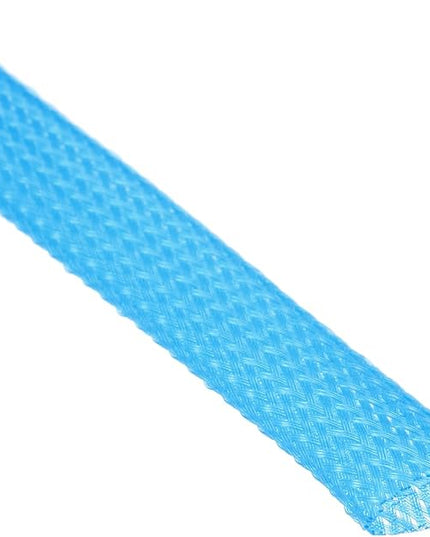 uxcell PET Expandable Sleeving 25ft 3/8" Sky Blue Cable Management Sleeve Cord Organizer for Wrap Protect Cable