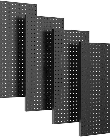 Ultrawall 4 Pcs Metal Pegboard Wall Panels, Peg Boards for Garage Tool Storage