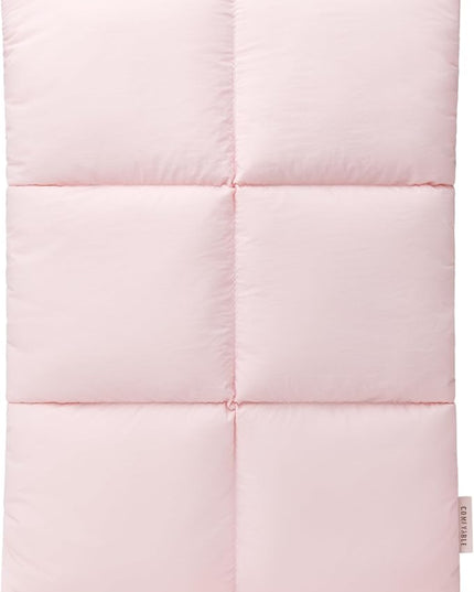 Comfyable Puffy Laptop Sleeve 13 Inch 14 Inch, Quilted Puffer Laptop Carrying Case, Pillow Case Compatible with MacBook Air M4 2025 M3 M2 M1, MacBook Pro M5 M4 Pro/Max, Light Pink