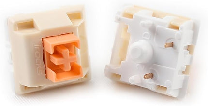 i-rocks iRocks Silent Bubble Switches, Linear, Smoothy Pre-Lubed Actuation, 5pin, for Mechanical Keyboard (45pcs/Pack, Silent Bubble Switches)