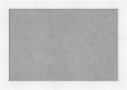 Amanti Art White Framed Magnetic Board 29x41 Large Vision Board for use with Magnets, 100% Metal Sheet to Display Items as Office Decor or for Home Organization in mudroom, Kitchen or Kids Room