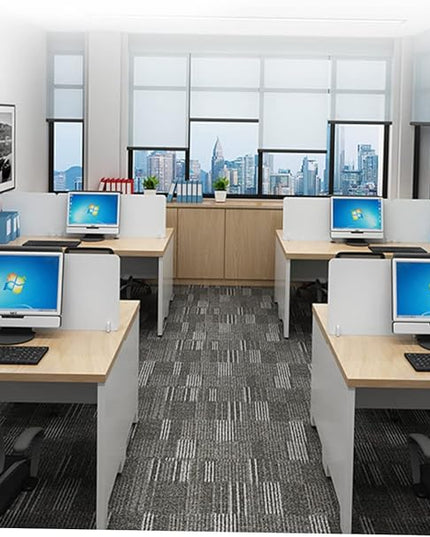 Office Desk Removable Desk Divider Sound Proof Dividers Table Deskpad Desk Dividers Teacher Desk Privacy Panel Partition Room Dividers Board Partition Frosted Student White Screen