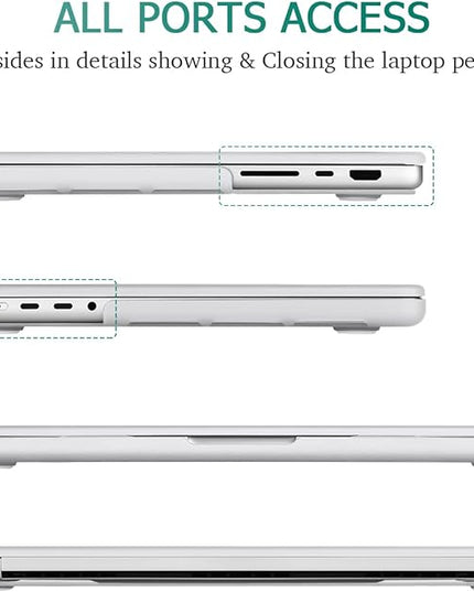 May Chen Case for MacBook Pro 14 inch, Models A2442 A2779 A2918 A2992 A3401 A3185 A3112 A3434, M1 M2 M3 M4 M5 Chip (2021-2025 Release), Plastic Hard Shell Case with Keyboard Cover, Blue Marble