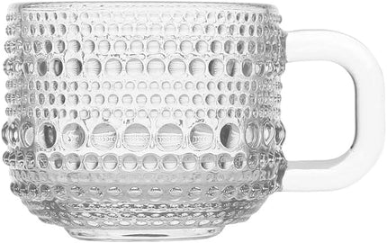 Fortessa Jupiter Glass, 3 Ounce Espresso Cup (Set of 6), Clear