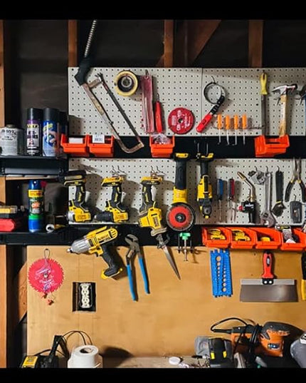 Ultrawall 2 Pcs Metal Pegboard Wall Panels, Peg Boards for Garage Tool Storage