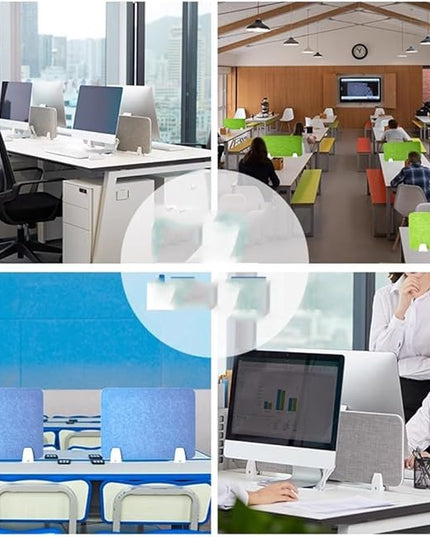 Desk Privacy Divider Panel, Soundproof Office Partition for Students, Noise Reduction Screen, Workspace Separation, Cubicle Shield, Study Area