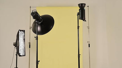 Kate 6ftX9ft Solid Light Yellow Backdrop Portrait Photography Background for Photography Studio Children and Headshots Yellow Backdrop Background