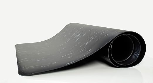 Guardian Marble Top Anti-Fatigue Floor Mat, Vinyl, 3'x5', Black, Black Marble (34366030CD)