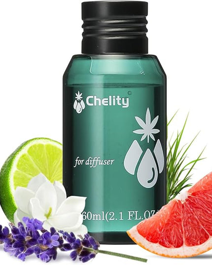Chelity Hotel Scents Dubai Diffuser Oil, 2.1 Fl Oz (60ml),Home Luxury Aroma & Hotel Fragrance -Essential Oils for Diffuser Oil Refill