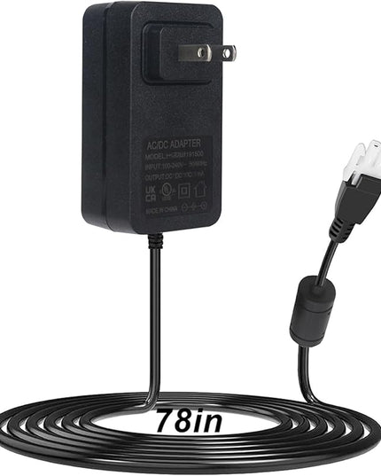 12V 2A Wall Plug-in Adjustable Desk Power Adapter for Single Motor Standing Desk, 12V Standing Desk Motor Power Cord，Compact Direct Plug Design, 24W Charger