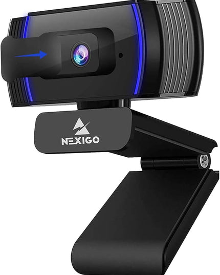 NexiGo N930AF Webcam with Microphone for Desktop, Autofocus, Webcam for Laptop, Computer Camera, 1080p HD USB Web Camera, Compatible with Zoom/Switch 2/Teams/Webex