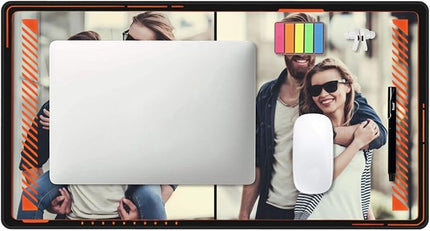 Custom Large Mouse Pad with Photo Personalized Desk Pad Add Your Picture Text Logo Mouse Mat Customized Game Mousepad for Office Computer (16x29.5in / 40 x 75cm)