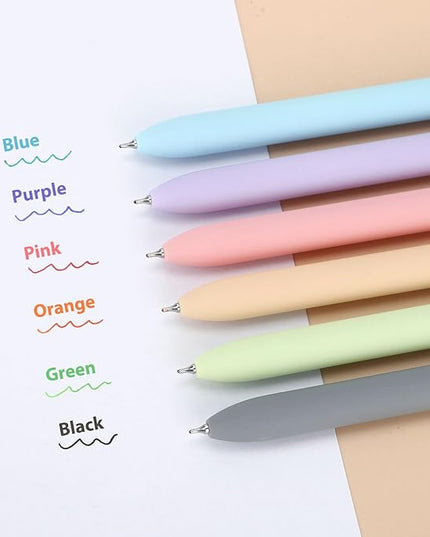 FIOVER Colored Pens, 24 Pack Colorful Gel Pens, Quick-Dry 0.7mm Medium Point for Journaling, Note Taking, Doodling, Aesthetic Office School Supplies, Gifts for Women Men(24PCS Aesthetic+Vintage)