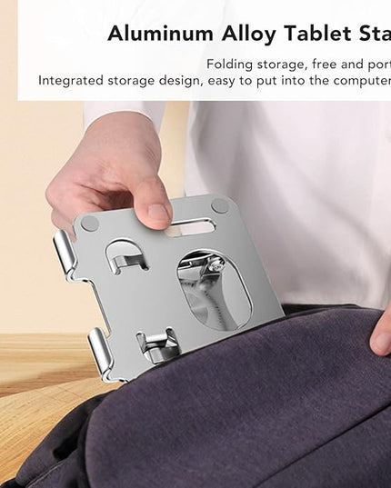 Foldable Laptop Stand, 360 Degree Rotation Adjustable Ergonomic Computer Stand, Portable Tablet Stand Holder for 4.7-12in Laptop