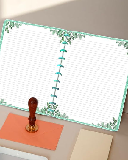 (3-Pack) A4 TUL Discbound Lined Refill Paper, 11-Disc Discbound Ruled Filler Paper, Letter Size 300Sheets / 600Pages Loose-Leaf, 100gsm, 8.5'' x 11'', Leaf