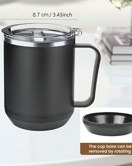 Coffee Mug Warmer & Mug Set, 30W Coffee Cup Warmer with 16oz Cup for Desk with Auto Shut Off, Timer Function, Smart Mug Heater for Heating Coffee, Tea, Candle, Beverage, Gifts