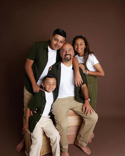 Kate Seamless Paper Backdrop Brown Seamless Backdrop Paper Rolls (106.8''x32.8' Coco Brown)