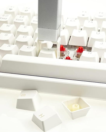 Gateron Keycap Puller V2 Tool for Mechanical Keyboard Keycap Removal Tool (Silver)