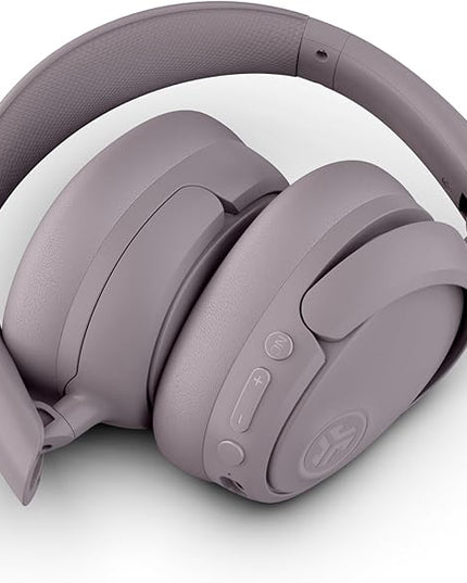 JLab JBuds Lux ANC Wireless Headphones, Mauve, Hybrid Active Noise Cancelling, Customizable Sound, Spatial Audio Compatible, Premium Over-Ear Bluetooth Headset