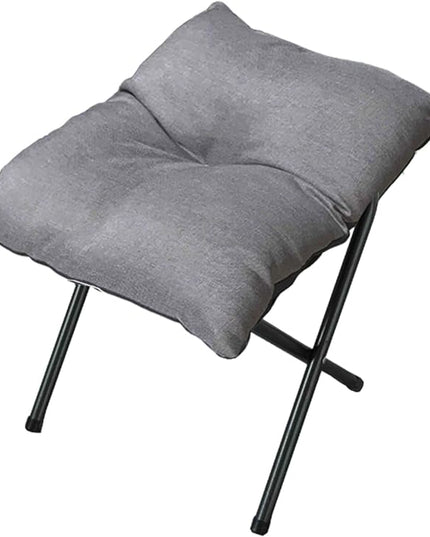Foldable Foot Rest Stool for Under Desk or Sofa - Office Footrest Ottoman, Portable Leg Rest for Home & Office (Grey)
