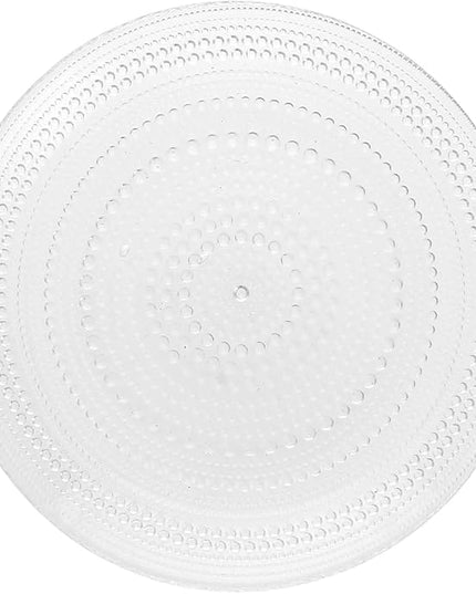 Fortessa Jupiter Hobnail Glass, 8" Salad Plate (Set of 4), Clear