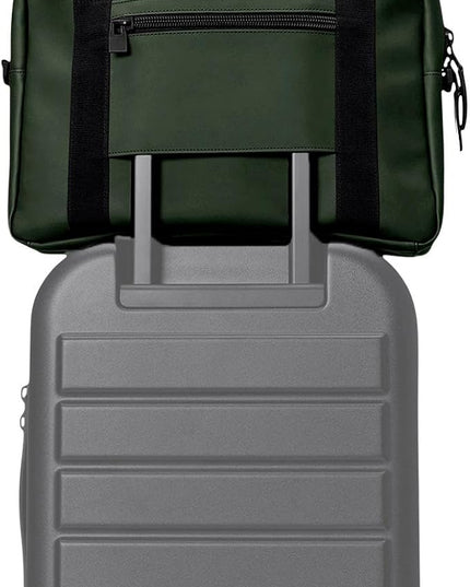 RAINS Texel Tech Bag - Green Waterproof Water Resistant Water Repellent Laptop Bag Unisex Commuter Travel Case 15" Computer Sleeve Tech Organizer - 2 Year Warranty