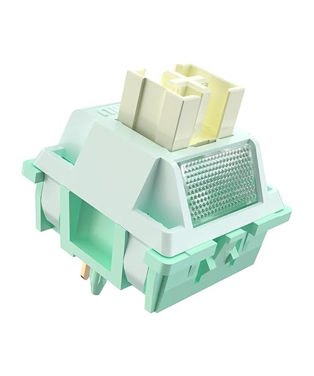 Outemu Pomelo V3 Pro Slient Switch,5 Pin 35gf Quiet Pre-lubed Dustproof Tactile Switch,Suitable for MX Mechanical Gaming Keyboards(10Pcs)