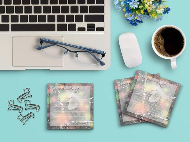 Butler in the Home Sticky Notes 3 Pack 3"x3" 50 Sheet Count Per Pad, Sometimes I Just Wing It Bird, Cute Funny Memo Note Pads Stationery Journal Planner Paper