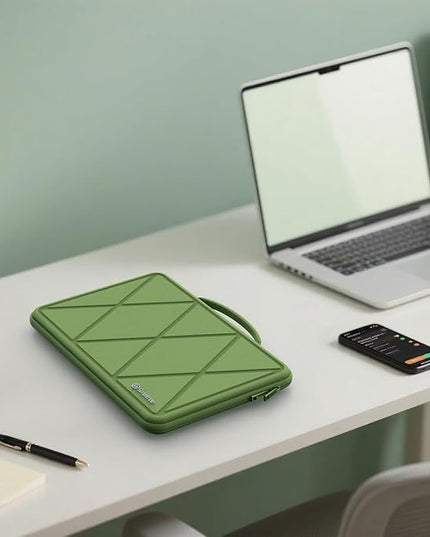 Smatree Hard EVA Protective Sleeve Case Compatible for 14 inch DELL Latitude 5430/5440,for DELL Latitude 5430 Chromebook or 2-in-1 Notebook Sleeve Bag (Not for Latitude 5430 Rugged! ! !),Green(X8258G)