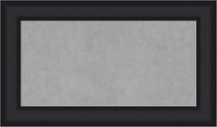Amanti Art Black Framed Magnetic Board 17x29 Small Vision Board for use with Magnets, 100% Metal Sheet to Display Items as Office Decor or for Home Organization in mudroom, Kitchen or Kids Room
