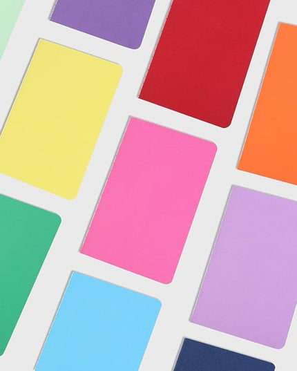 Small Pocket Colorful Notebook Journal Bulk, Blank, Travel Journal Set for Traveler, Kids, Students and Office, Plain Writing Drawing Sketchbook Diary Subject Notebooks, 3.5×5.5 inch, 12 Pack