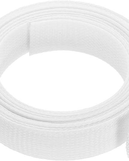 uxcell Expandable Sleeving,1 9/16-inch 10ft Cable Sleeve, White