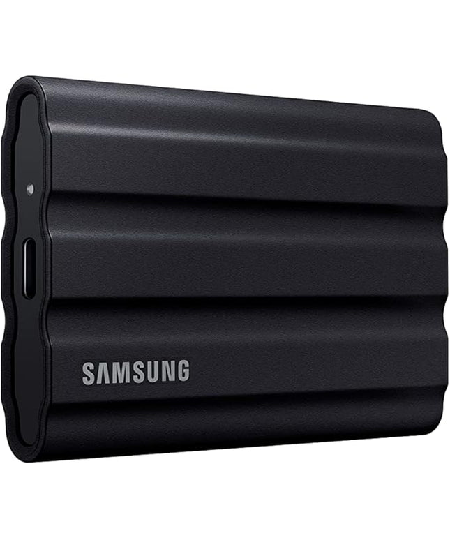 Samsung T7 Shield 1TB, up to 1050MB/s, USB 3.2 Gen2, Rugged, IP65 Rated, for Photographers, Content Creators and Gaming, Portable External Solid State Drive (MU-PE1T0S/AM, 2022), Black