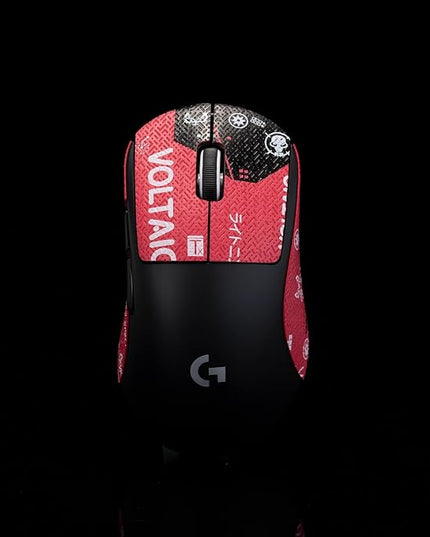 Grip Tape for logitech G Pro X Superlight 2 DEX (GPW4) - Anti-Slip,Enhanced Control, Sweat Resistance,Improves FPS Gaming Grip & Mouse Protection [Pre-Cut] Blood X 0.5mm
