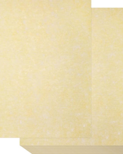 Epakh 200 Sheets Old Age Parchment Paper 8.5 x 11 Inch Standard Letter Vintage Colored Old Parchment Semblance Double Side Printing Paper(Light Beige)