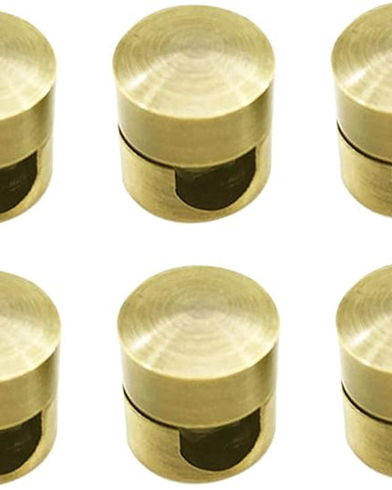Cable Holder, 6PCS Cable Management Clips, Aluminum Cord Holder, for and Fixing Chandelier Wires, Gold