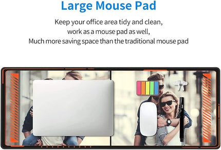 Custom Large Mouse Pad with Photo Personalized Desk Pad Add Your Picture Text Logo Mouse Mat Customized Game Mousepad for Office Computer (12x31.5in / 30 x 80cm)