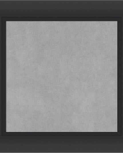 Amanti Art Black Framed Magnetic Board 21x21 Small Vision Board for use with Magnets, 100% Metal Sheet to Display Items as Office Decor or for Home Organization in mudroom, Kitchen or Kids Room